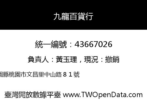九龍百貨行