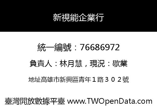 新視能企業行