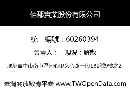 佰郡實業股份有限公司