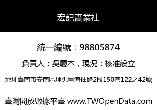 宏記實業社