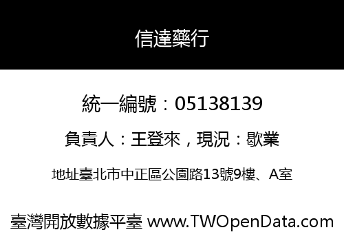 信達藥行
