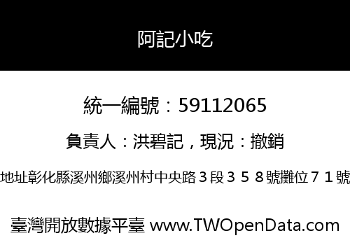 阿記小吃