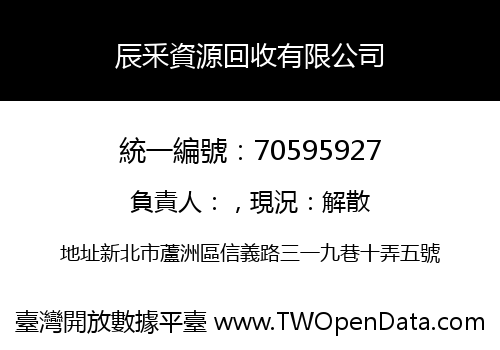 辰釆資源回收有限公司