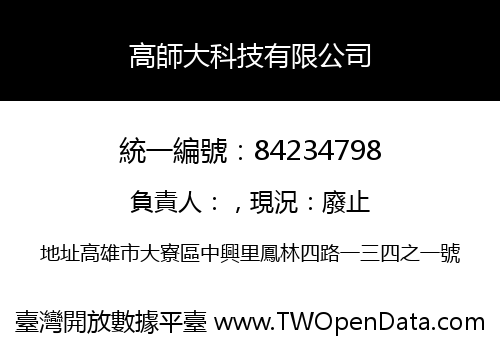 高師大科技有限公司