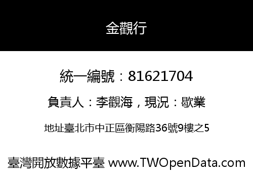 金觀行