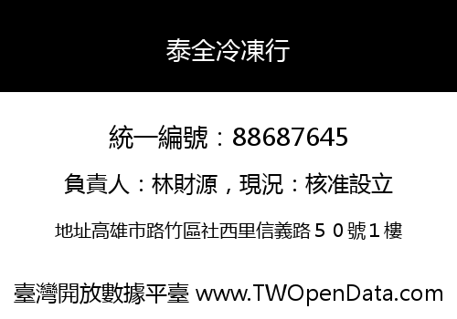 泰全冷凍行