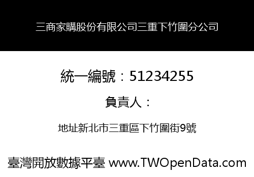 三商家購股份有限公司三重下竹圍分公司