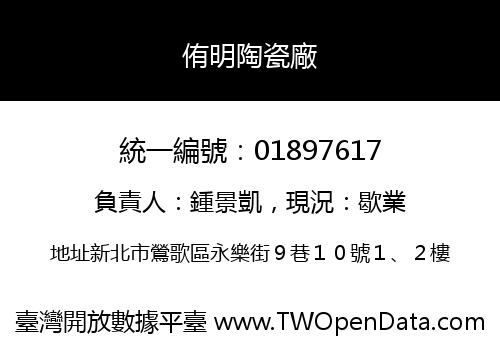 侑明陶瓷廠