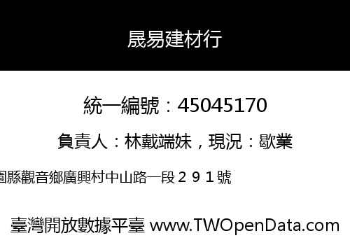 晟易建材行