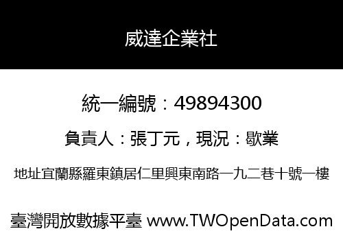 威達企業社