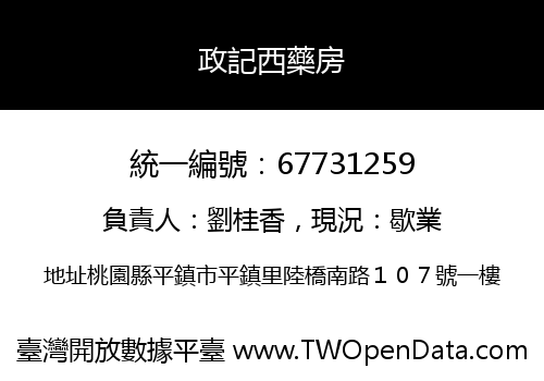 政記西藥房
