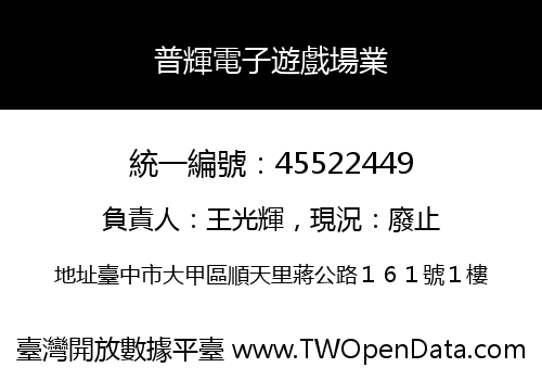 普輝電子遊戲場業