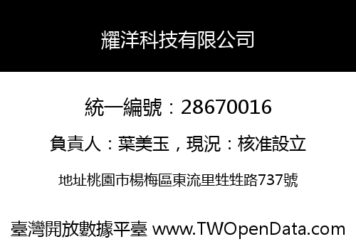 耀洋科技有限公司