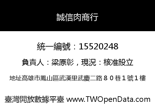 誠信肉商行