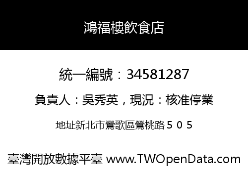 鴻福樓飲食店