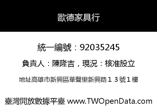 歐德家具行