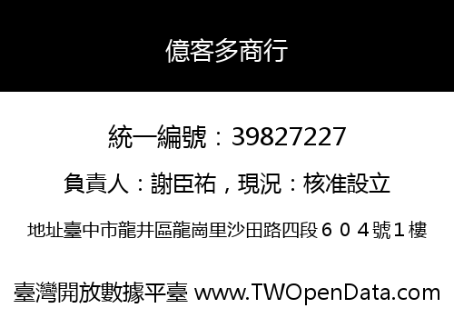 億客多商行