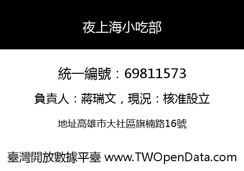夜上海小吃部