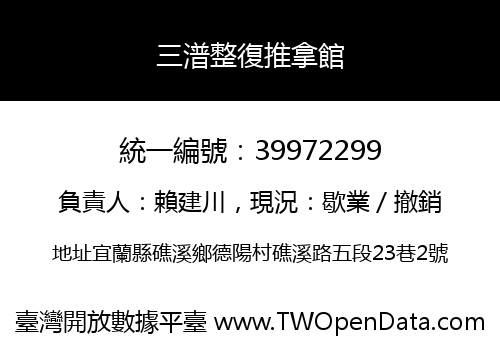 三潽整復推拿館