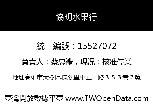 協明水果行