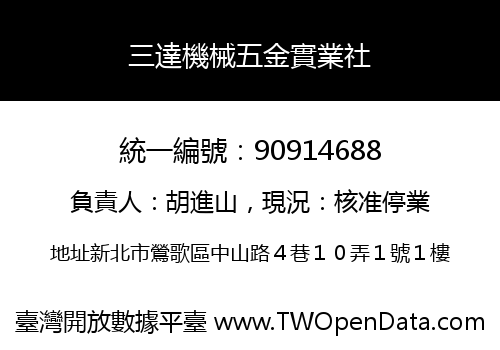 三達機械五金實業社