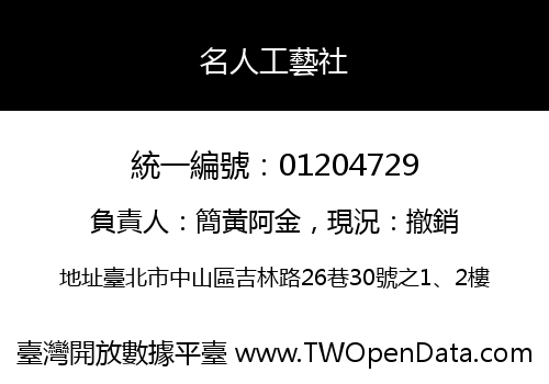 名人工藝社