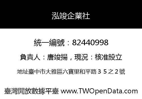 泓竣企業社