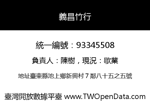 義昌竹行