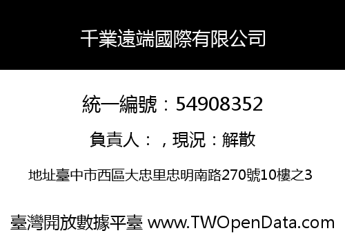 千業遠端國際有限公司