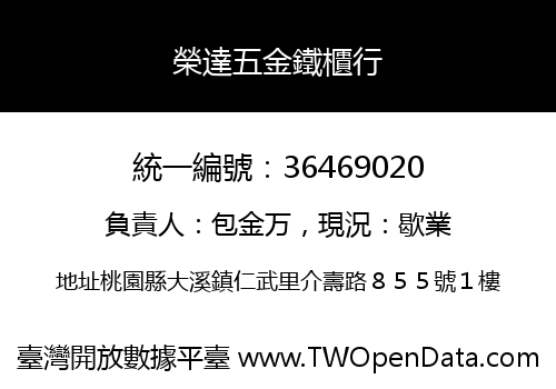 榮達五金鐵櫃行