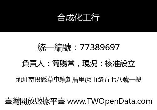 合成化工行