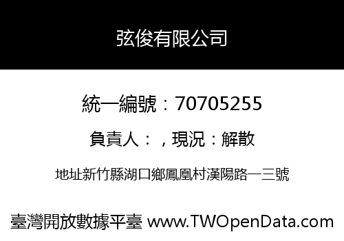 弦俊有限公司
