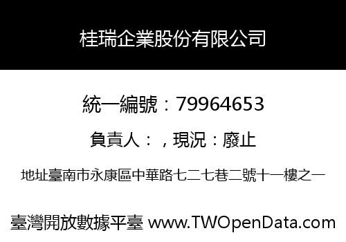 桂瑞企業股份有限公司