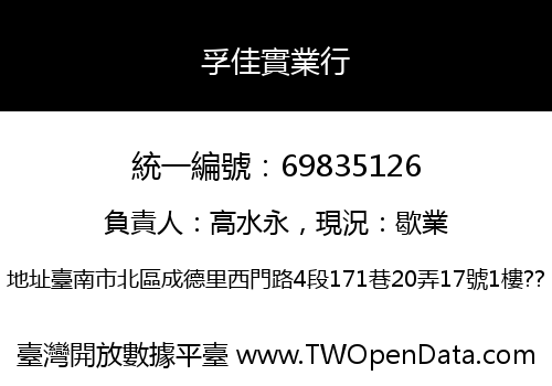 孚佳實業行