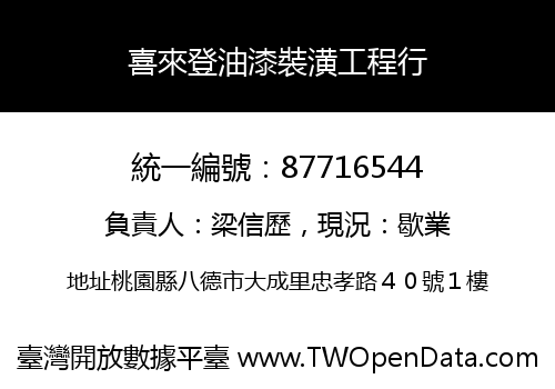 喜來登油漆裝潢工程行