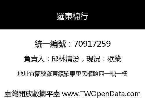 羅東棉行