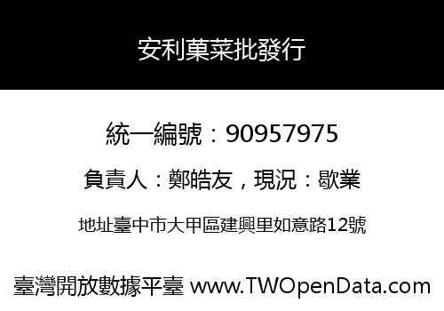 安利菓菜批發行