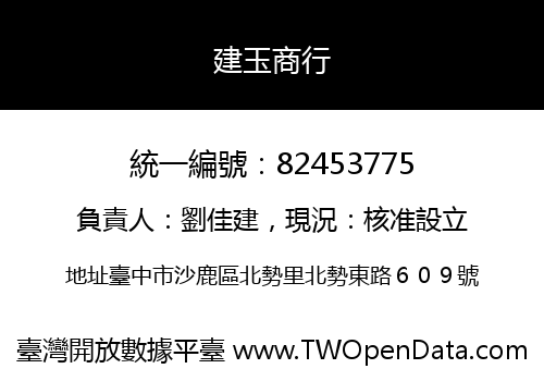 建玉商行