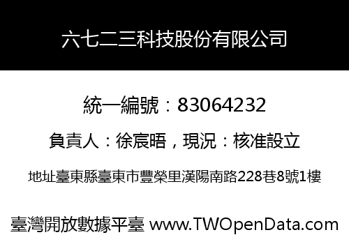 六七二三科技股份有限公司