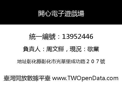 開心電子遊戲場