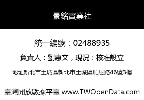 景銘實業社