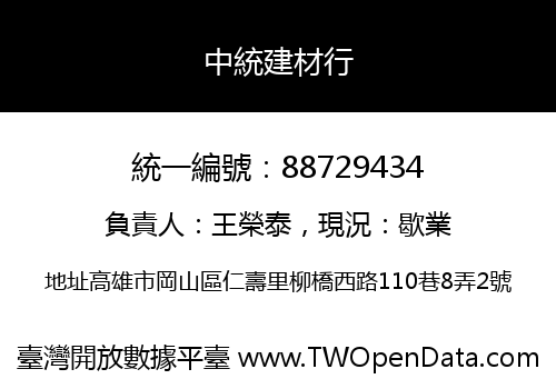 中統建材行
