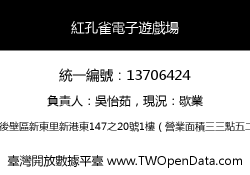 紅孔雀電子遊戲場