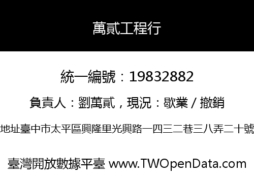 萬貳工程行
