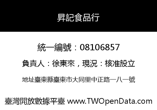 昇記食品行
