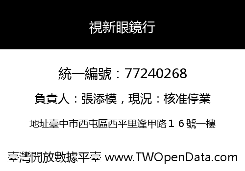 視新眼鏡行
