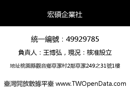 宏碩企業社