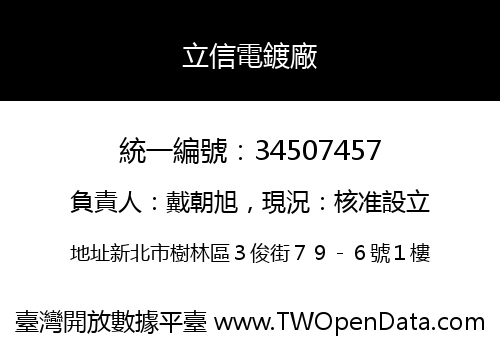 立信電鍍廠