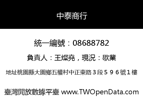 中泰商行