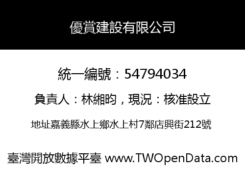 優賞建設有限公司